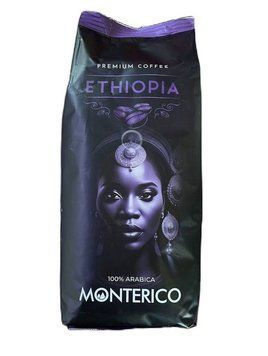 Кофе в зернах Monterico Ethiopia 100% арабика Ethiopia 1кг zk0004 фото